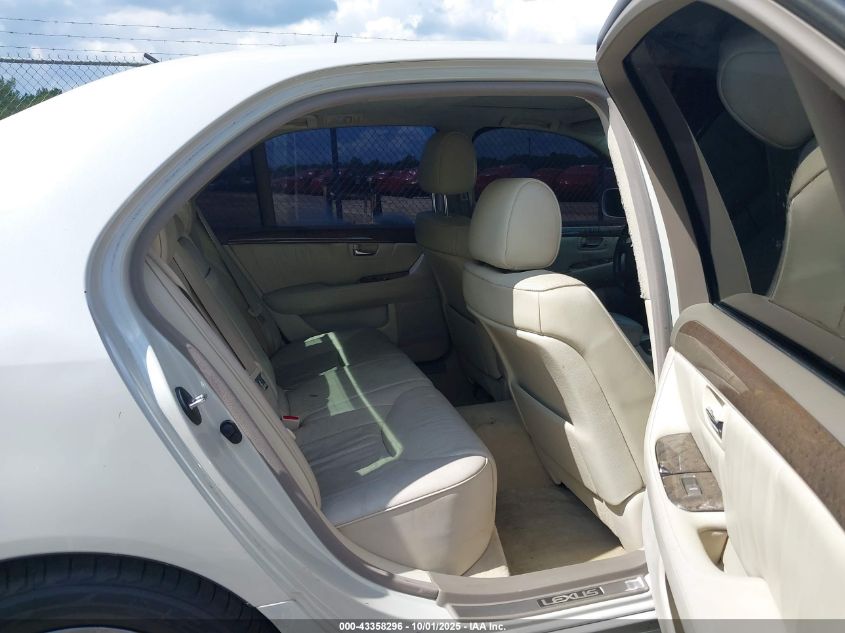 2003 Lexus Ls 430 VIN: JTHBN30F230110325 Lot: 43358296