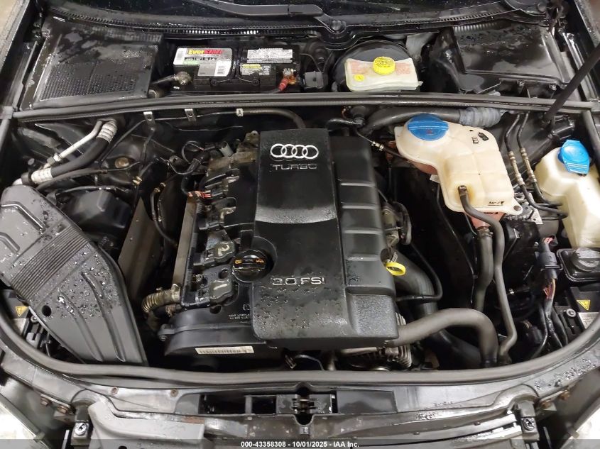 2008 Audi A4 2.0T VIN: WAUDF78E98A045627 Lot: 43358308