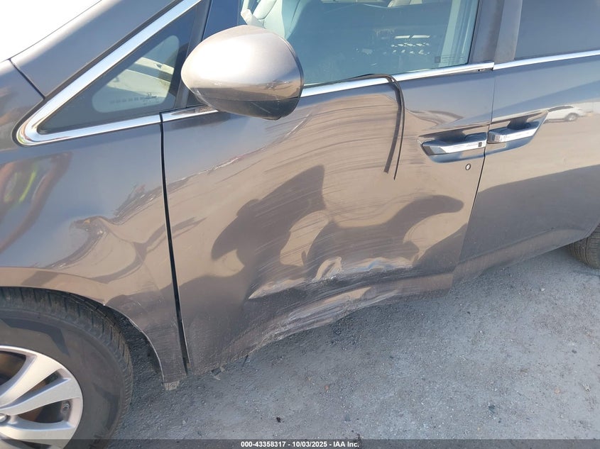 2016 HONDA ODYSSEY EX-L - 5FNRL5H60GB147449