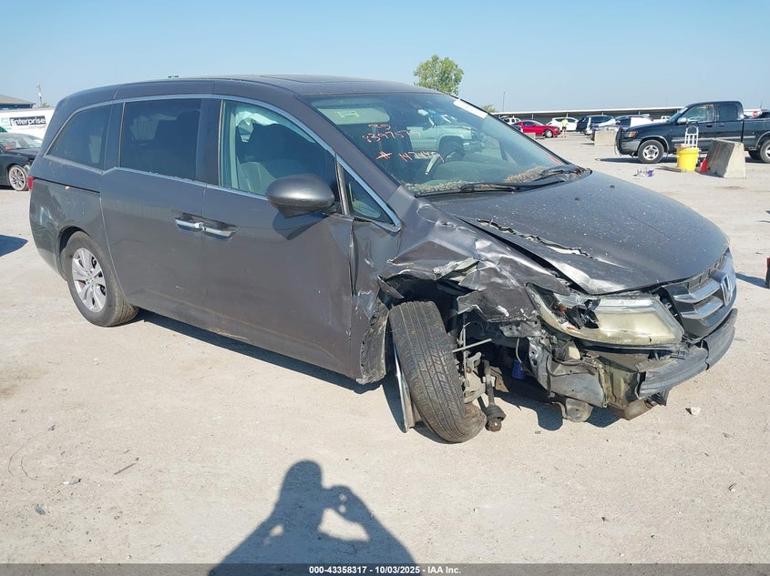 2016 HONDA ODYSSEY EX-L - 5FNRL5H60GB147449