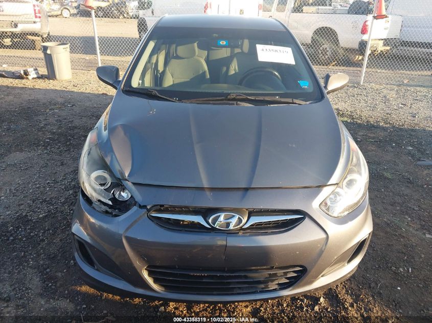 2013 Hyundai Accent Gls VIN: KMHCT4AE2DU410881 Lot: 43358319