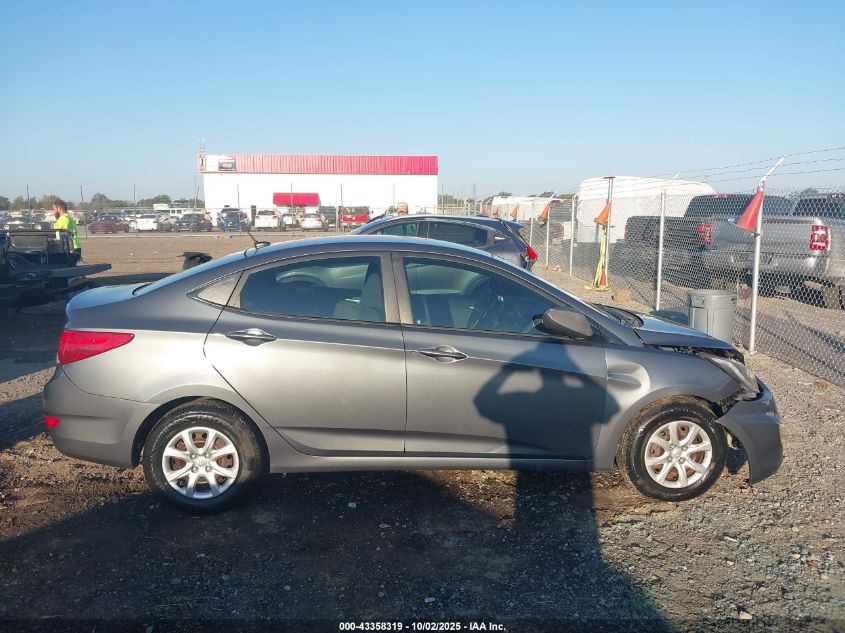 2013 Hyundai Accent Gls VIN: KMHCT4AE2DU410881 Lot: 43358319