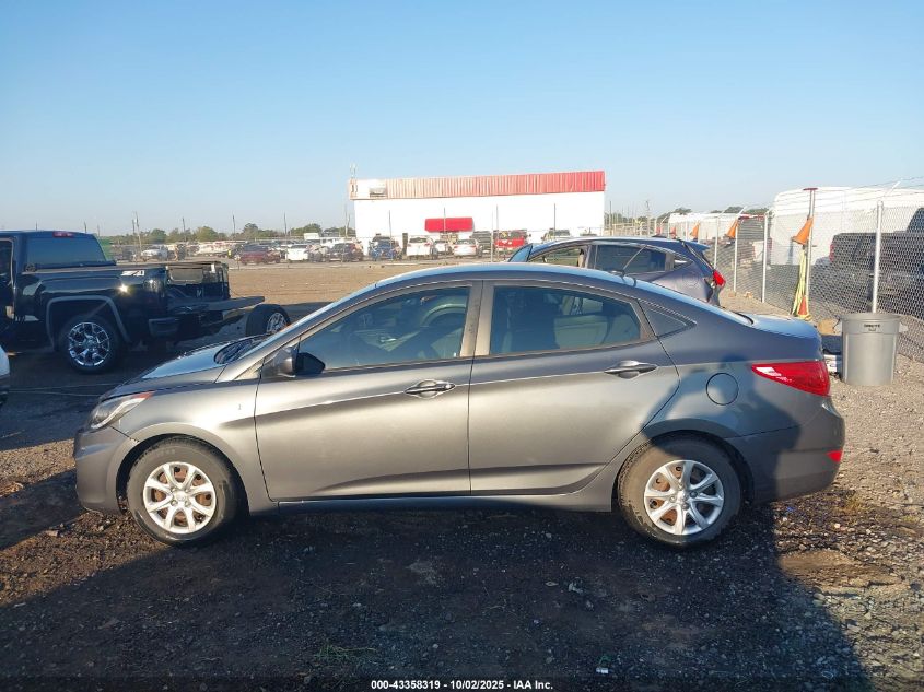 2013 Hyundai Accent Gls VIN: KMHCT4AE2DU410881 Lot: 43358319