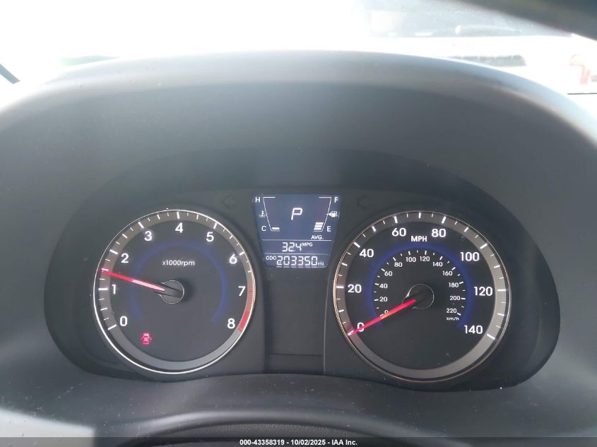 2013 Hyundai Accent Gls VIN: KMHCT4AE2DU410881 Lot: 43358319