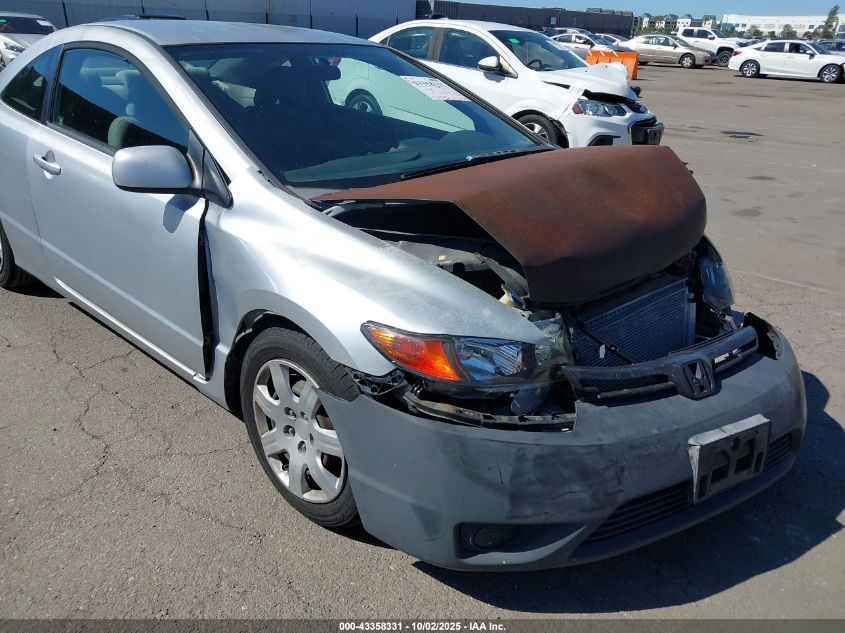 2007 Honda Civic Lx VIN: 2HGFG12677H565849 Lot: 43358331