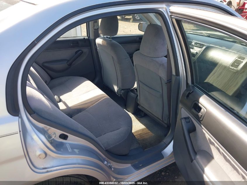 2001 Honda Civic Lx VIN: 1HGES16581L064328 Lot: 43358332