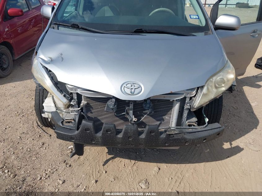 2013 Toyota Sienna Le V6 8 Passenger VIN: 5TDKK3DC6DS367528 Lot: 43358375