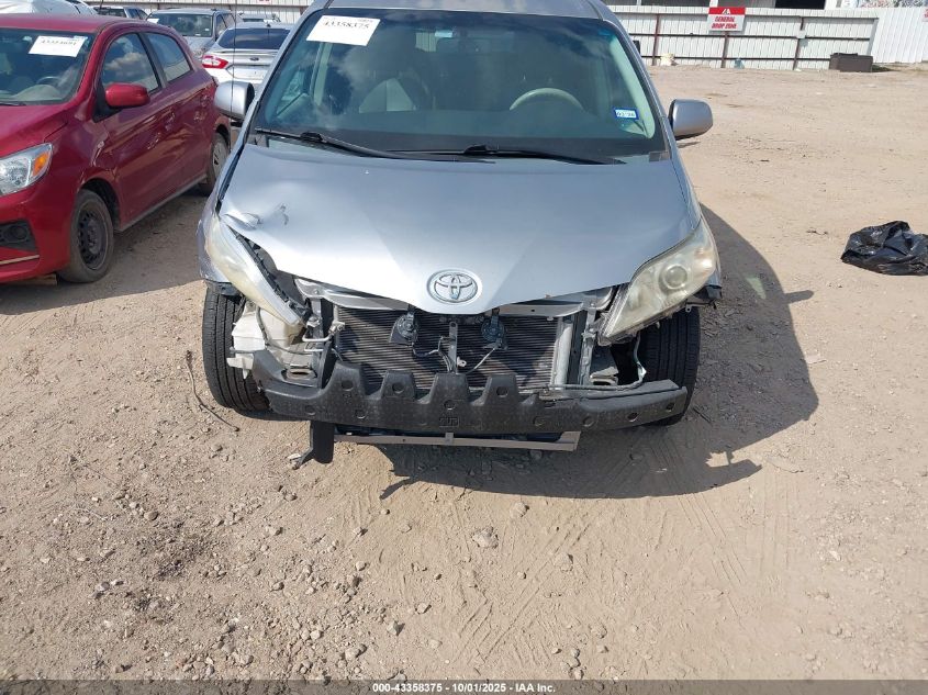 2013 Toyota Sienna Le V6 8 Passenger VIN: 5TDKK3DC6DS367528 Lot: 43358375