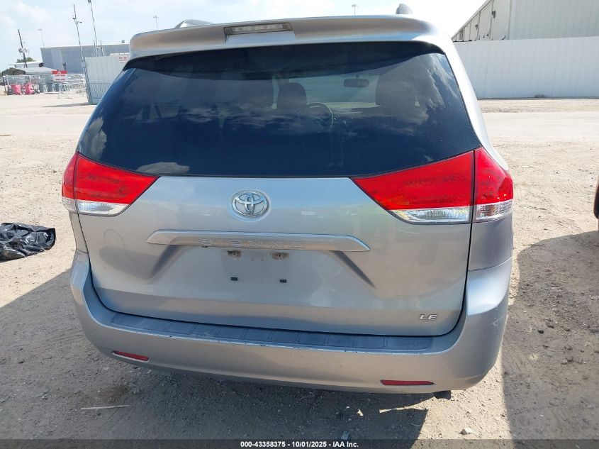 2013 Toyota Sienna Le V6 8 Passenger VIN: 5TDKK3DC6DS367528 Lot: 43358375
