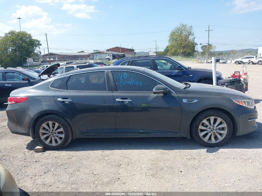 2016 Kia Optima Ex VIN: 5XXGU4L35GG094689 Lot: 43358395