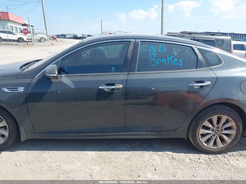 2016 Kia Optima Ex VIN: 5XXGU4L35GG094689 Lot: 43358395