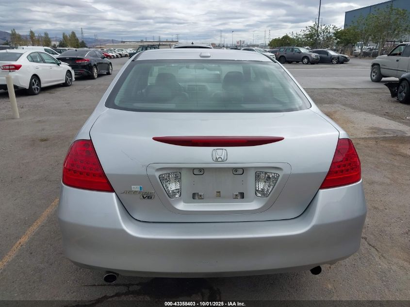 2006 Honda Accord 3.0 Ex VIN: 1HGCM66836A046718 Lot: 43358403