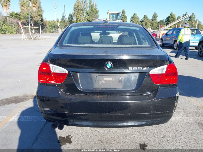 2006 BMW 325Xi VIN: WBAVD13536KV12708 Lot: 43358423