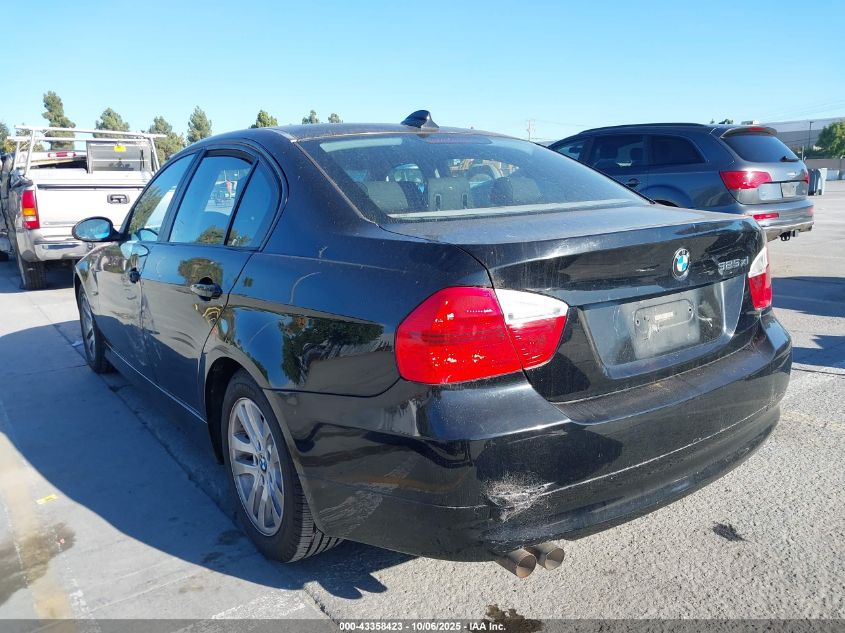 2006 BMW 325Xi VIN: WBAVD13536KV12708 Lot: 43358423
