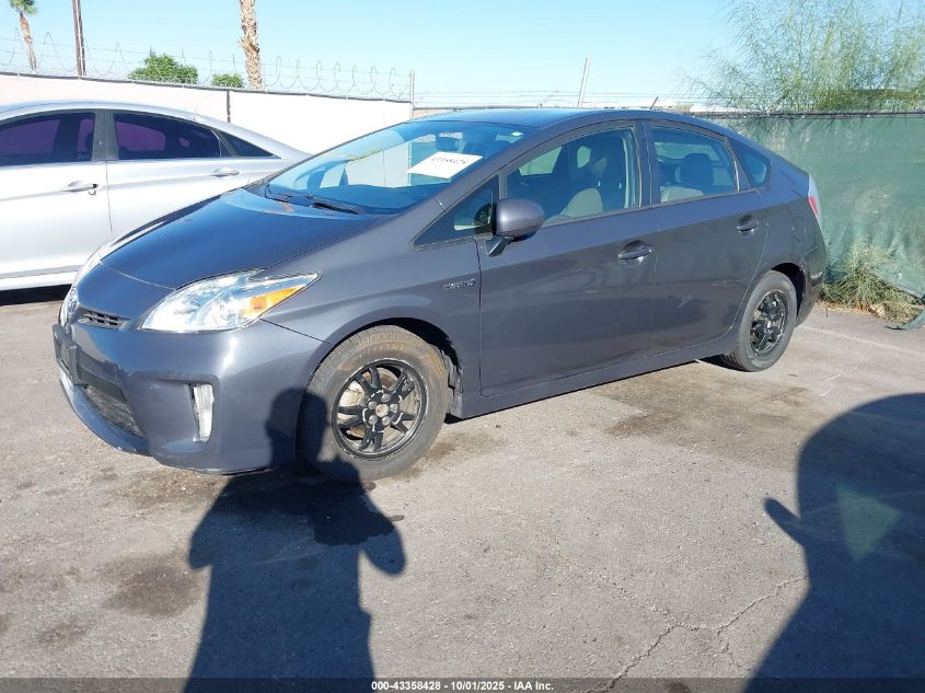 2015 Toyota Prius Two VIN: JTDKN3DU1F0434087 Lot: 43358428