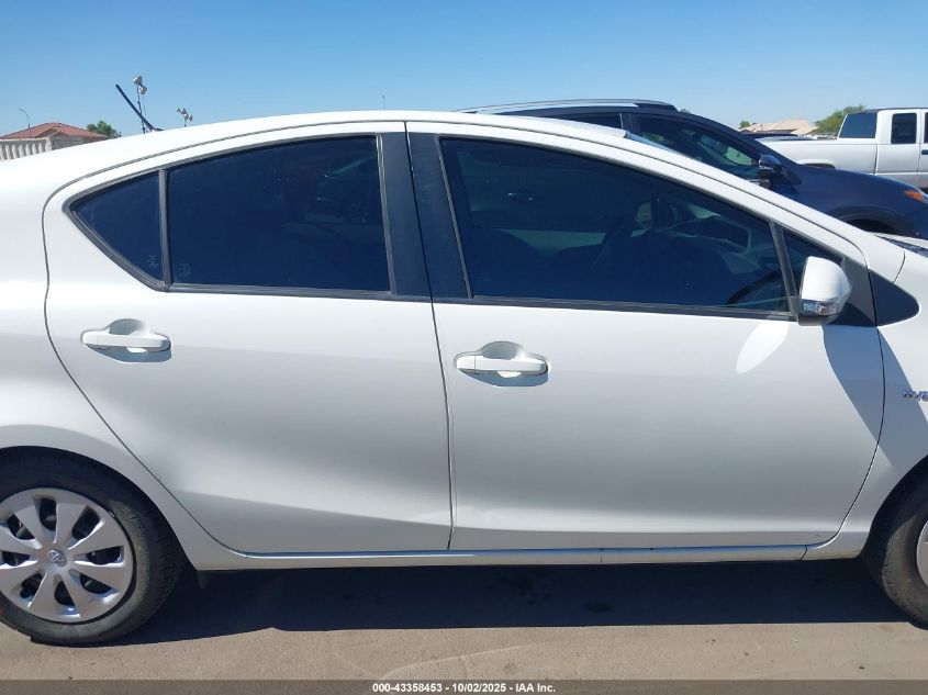 2014 Toyota Prius C Two VIN: JTDKDTB38E1573669 Lot: 43358453