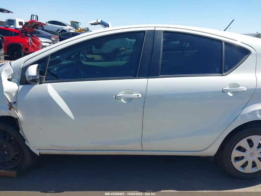 2014 Toyota Prius C Two VIN: JTDKDTB38E1573669 Lot: 43358453