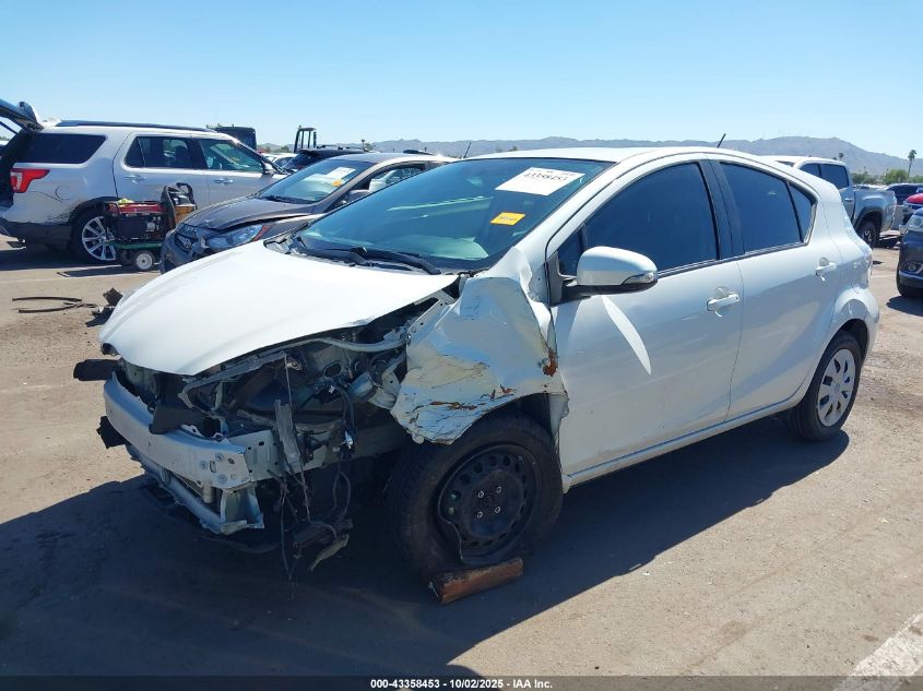 2014 Toyota Prius C Two VIN: JTDKDTB38E1573669 Lot: 43358453