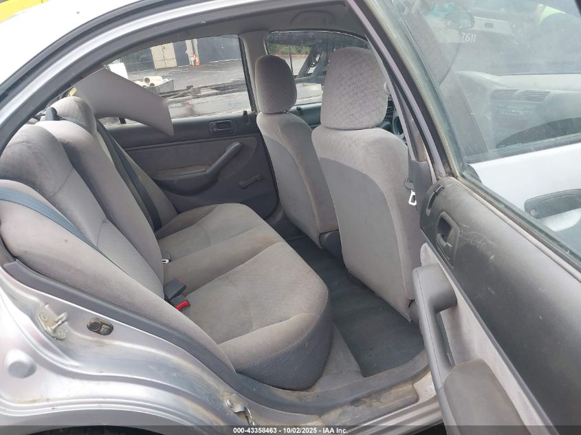 2002 Honda Civic Dx VIN: 2HGES16162H543407 Lot: 43358463