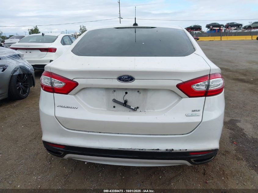 2014 Ford Fusion Se VIN: 3FA6P0H96ER323779 Lot: 43358473
