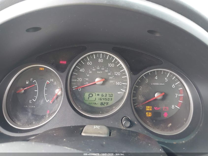 2006 Subaru Forester 2.5Xt Limited VIN: JF1SG69646H716706 Lot: 43358475