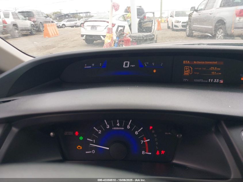 2014 Honda Civic Lx VIN: 19XFB2F5XEE061308 Lot: 43358510