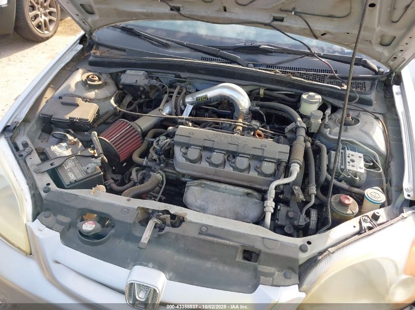 2002 Honda Civic Ex VIN: 1HGEM21902L064383 Lot: 43358537