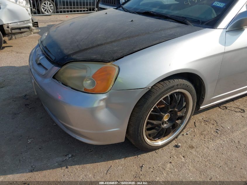 2002 Honda Civic Ex VIN: 1HGEM21902L064383 Lot: 43358537