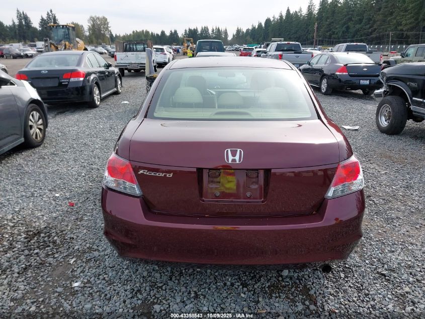 2009 Honda Accord 2.4 Lx VIN: JHMCP26359C017182 Lot: 43358543