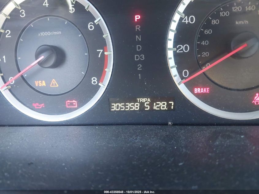 2009 Honda Accord 2.4 Lx-P VIN: 1HGCP26489A100211 Lot: 43358548