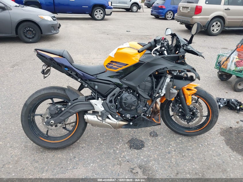 2025 Kawasaki Ex650 P VIN: ML5EXEP19SDAF9842 Lot: 43358557