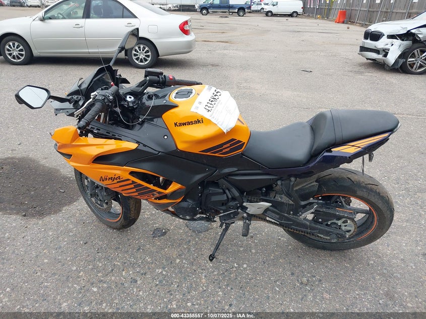 2025 Kawasaki Ex650 P VIN: ML5EXEP19SDAF9842 Lot: 43358557