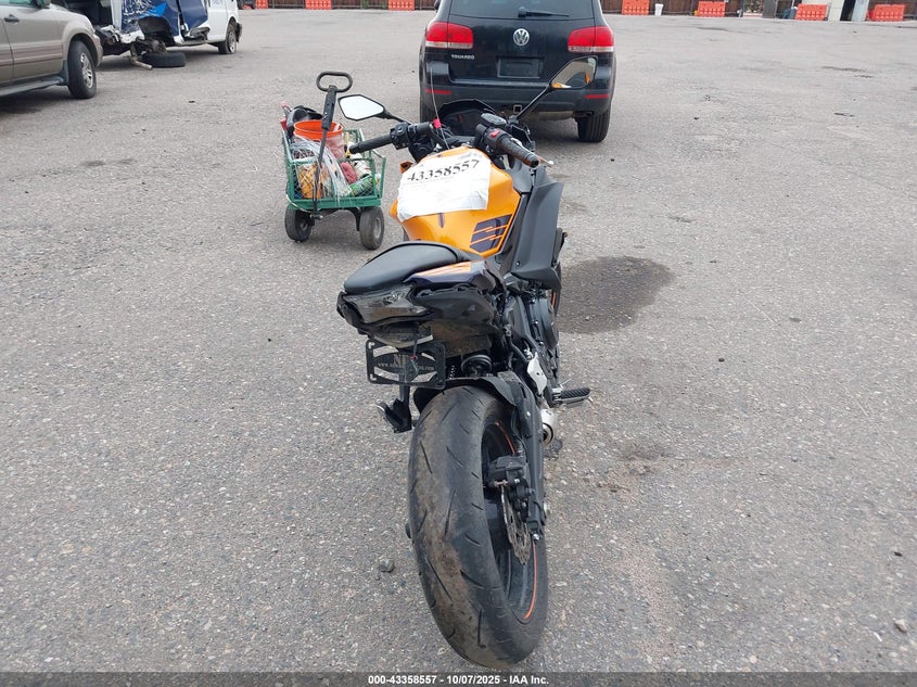 2025 Kawasaki Ex650 P VIN: ML5EXEP19SDAF9842 Lot: 43358557