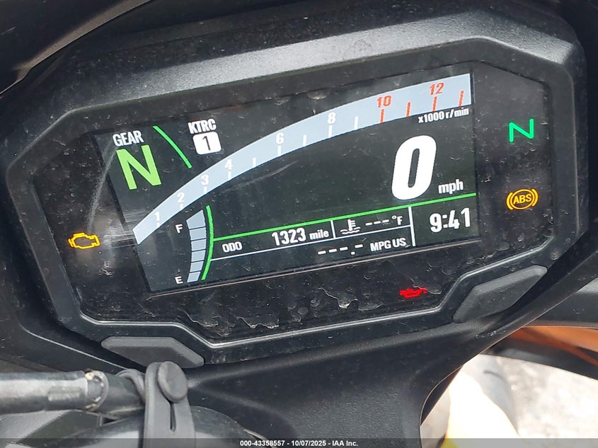 2025 Kawasaki Ex650 P VIN: ML5EXEP19SDAF9842 Lot: 43358557