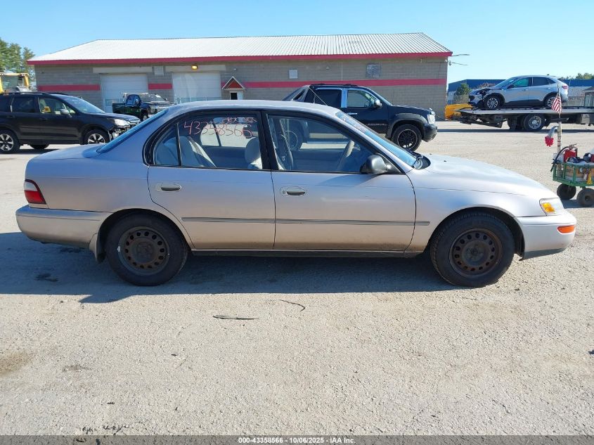 1996 Toyota Corolla Dx VIN: JT2BB02E1T0107261 Lot: 43358566