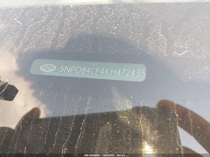 2019 HYUNDAI ELANTRA SEL - 5NPD84LF4KH472435