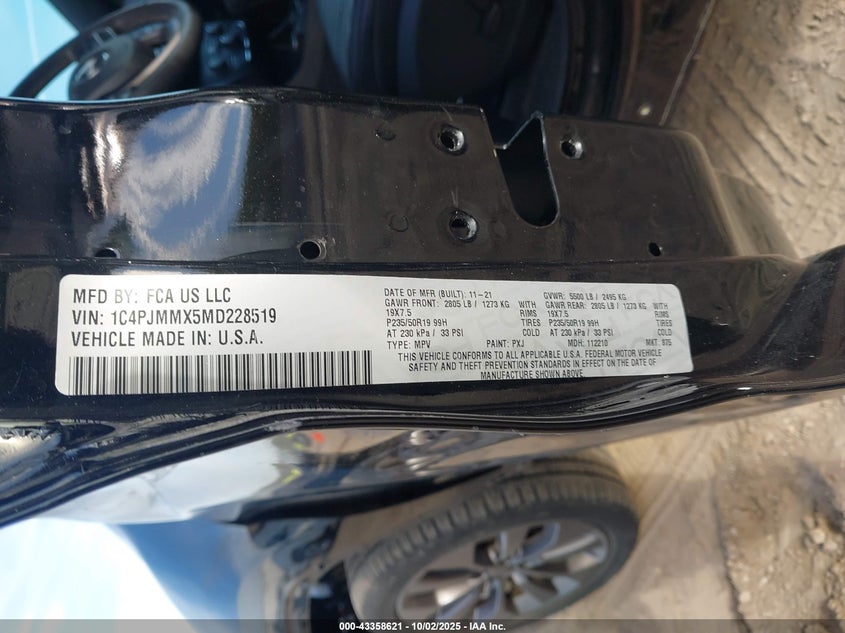 2021 JEEP CHEROKEE 80TH ANNIVERSARY 4X4 1C4PJMMX5MD228519