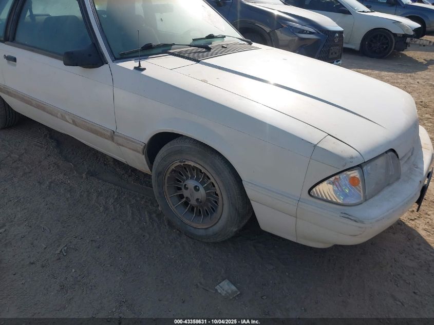 1993 Ford Mustang Lx VIN: 1FACP40M0PF213952 Lot: 43358631