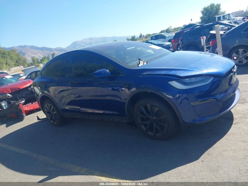 2022 Tesla Model X Dual Motor All-Wheel Drive/Plaid Tri Motor All-Wheel Drive VIN: 7SAXCDE58NF350182 Lot: 43358639