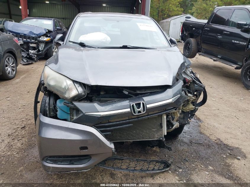 2016 Honda Hr-V Lx VIN: 3CZRU5G39GM746134 Lot: 43358642