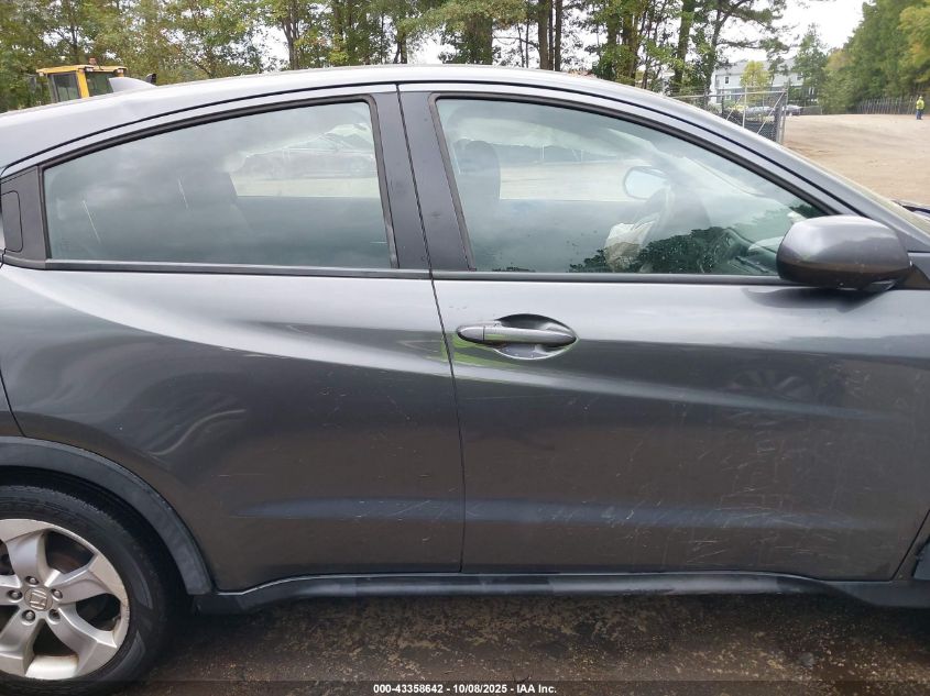 2016 Honda Hr-V Lx VIN: 3CZRU5G39GM746134 Lot: 43358642