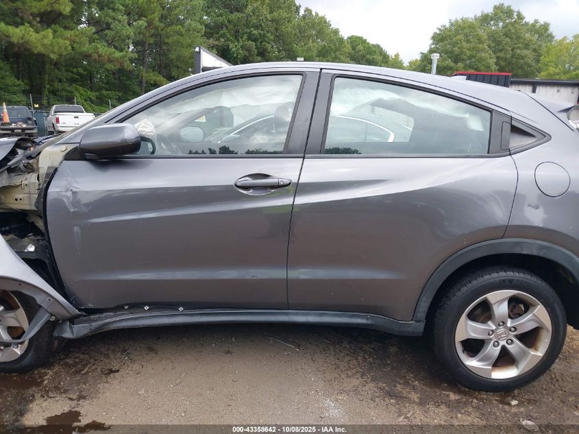 2016 Honda Hr-V Lx VIN: 3CZRU5G39GM746134 Lot: 43358642