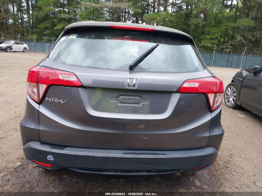 2016 Honda Hr-V Lx VIN: 3CZRU5G39GM746134 Lot: 43358642