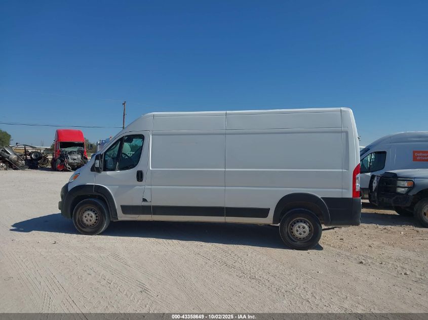 2024 Ram Promaster 2500 Tradesman High Roof 159 Wb W/Pass Seat VIN: 3C6LRVDG1RE132154 Lot: 43358649