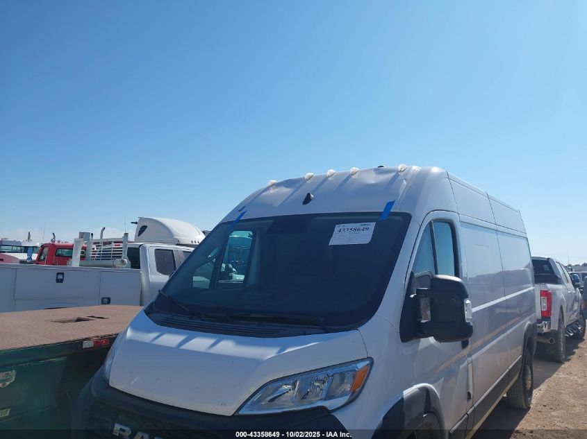 2024 Ram Promaster 2500 Tradesman High Roof 159 Wb W/Pass Seat VIN: 3C6LRVDG1RE132154 Lot: 43358649