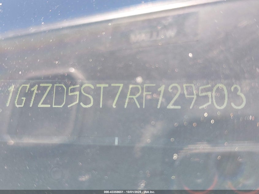 2024 CHEVROLET MALIBU FWD 1LT 1G1ZD5ST7RF129503