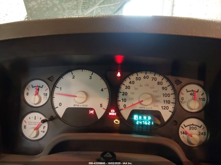 2007 Dodge Ram 2500 Slt/Sport VIN: 3D7KS28A17G843969 Lot: 43358680