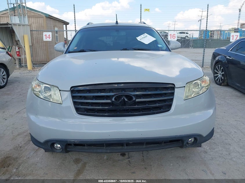 2006 Infiniti Fx35 VIN: JNRAS08W26X208677 Lot: 43358687