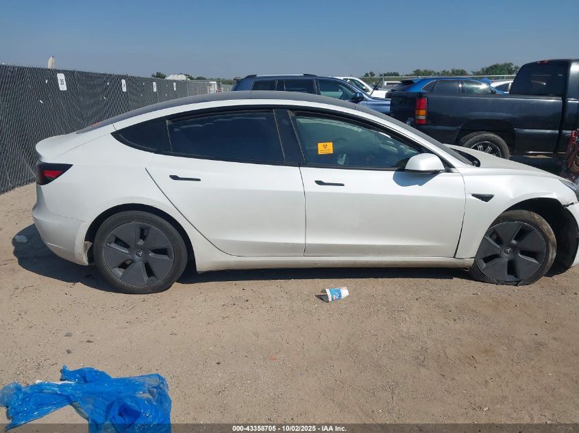 2023 Tesla Model 3 Rear-Wheel Drive VIN: 5YJ3E1EA9PF661415 Lot: 43358705