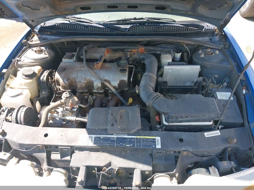 2001 Saturn Sl VIN: 1G8ZF528X1Z305485 Lot: 43358718